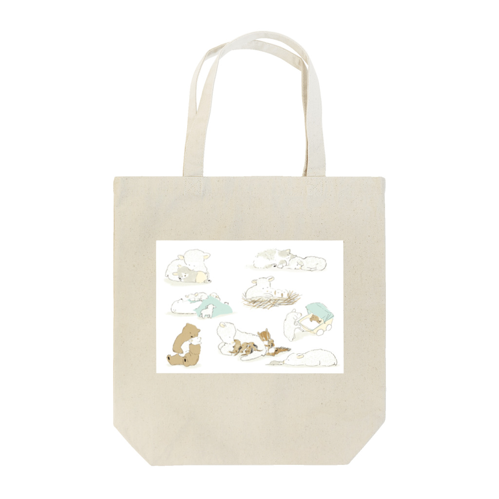 ももろ のねんね羊 Tote Bag