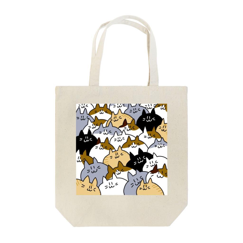 かめ吉のねこだらけ Tote Bag