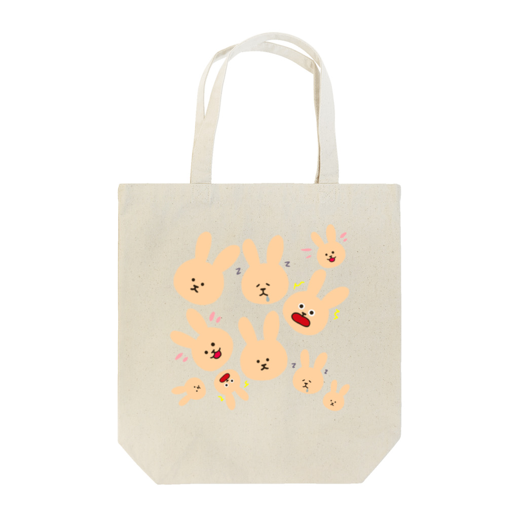 Rutaoのいろんなうさぎ　ぱーと２　透過 Tote Bag