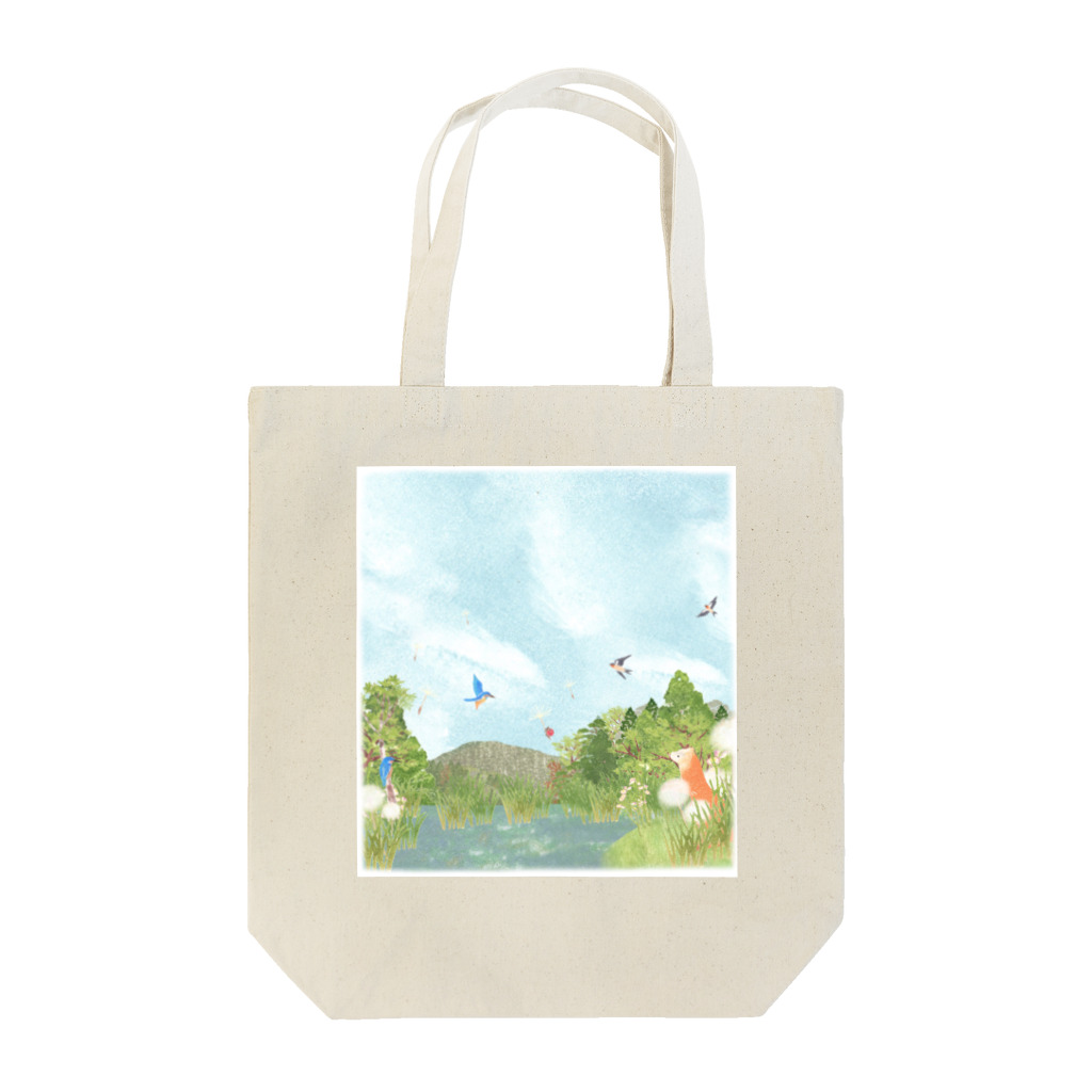 haruのカワセミのいる風景 Tote Bag