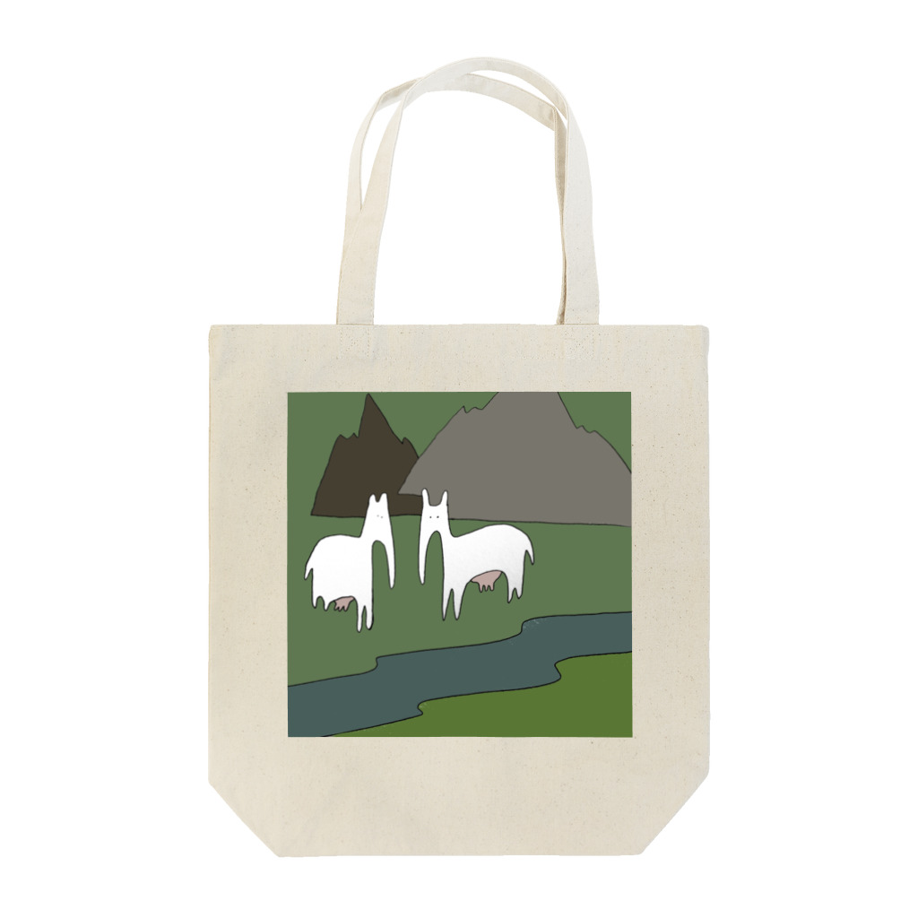 なかお まりこの最強の草食動物の群れ Tote Bag