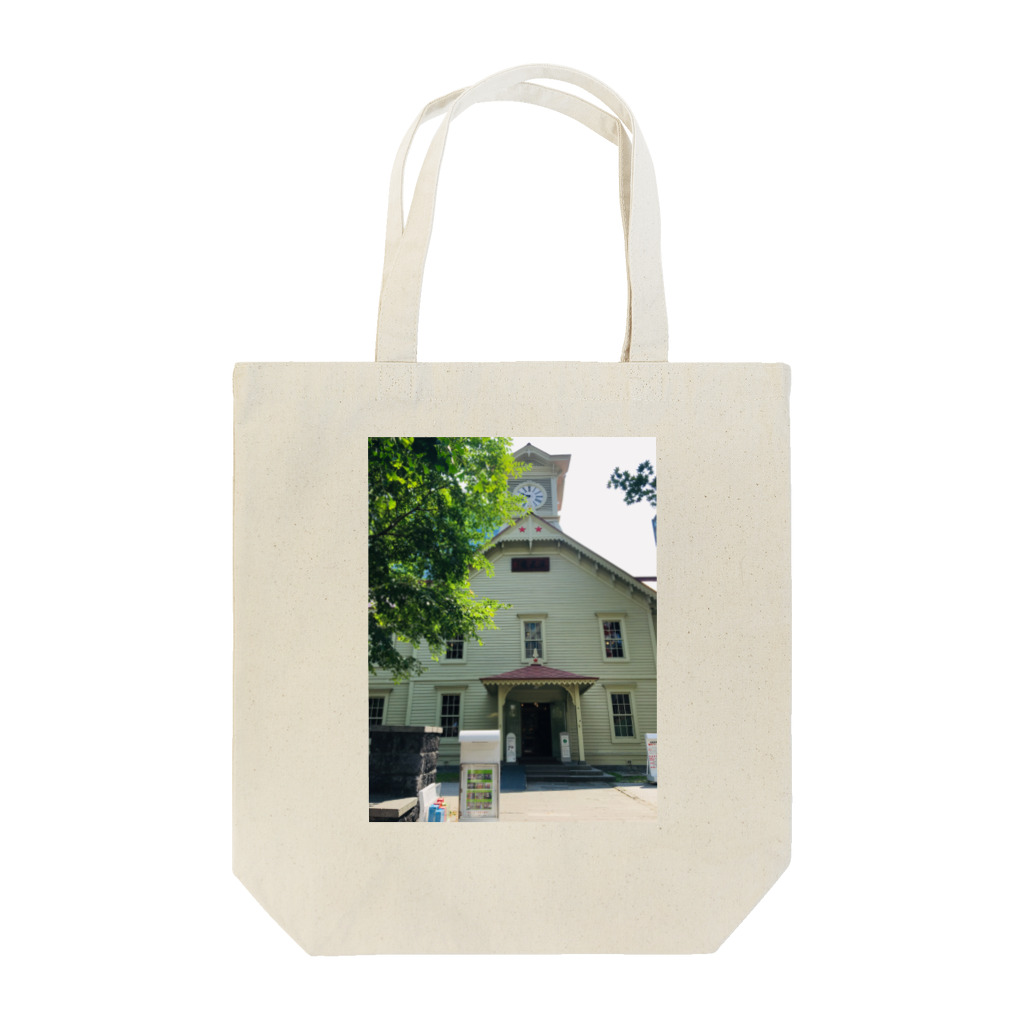 aqaの北海道時計台 Tote Bag