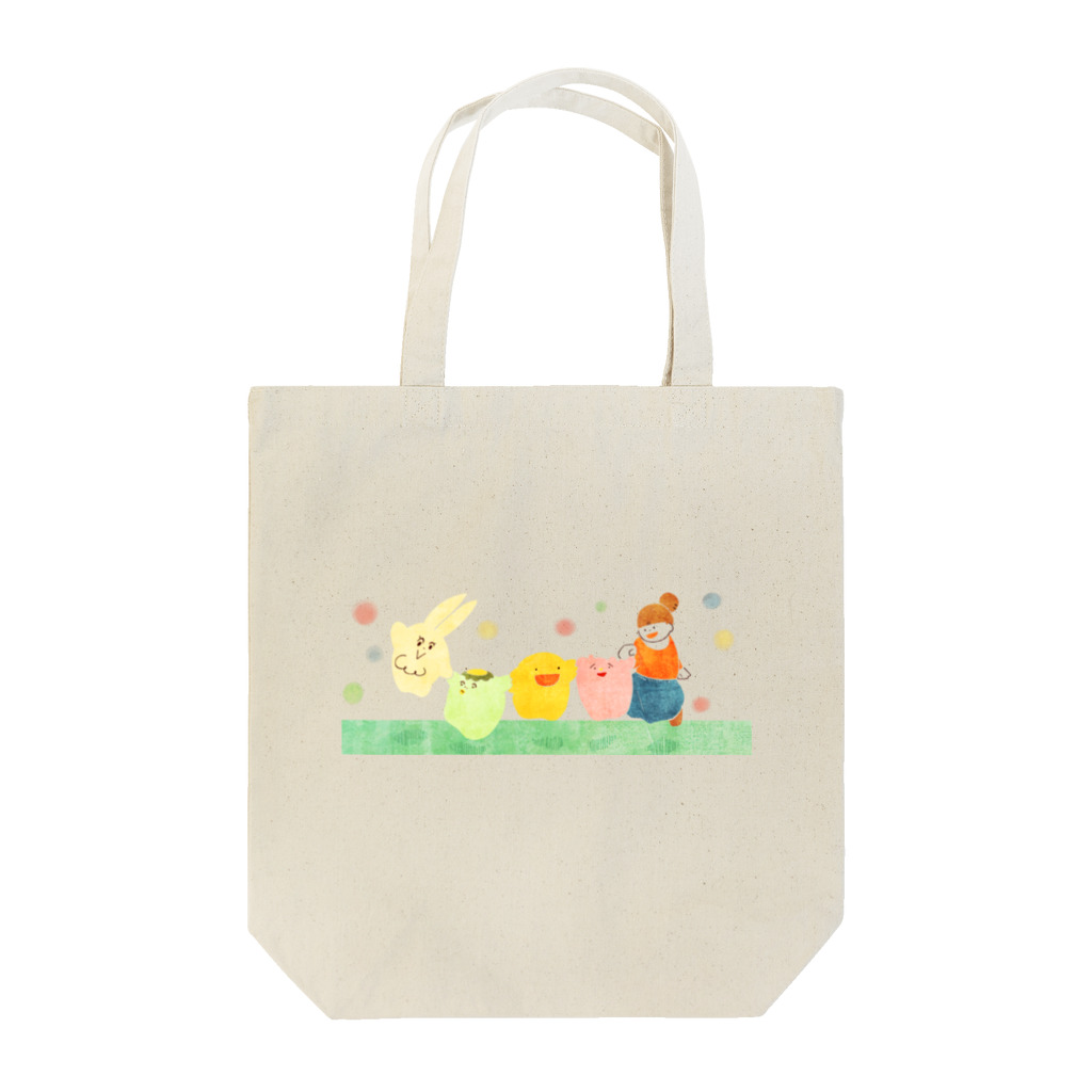 ささきさきじのユメミルゆめみとまるいともだち Tote Bag