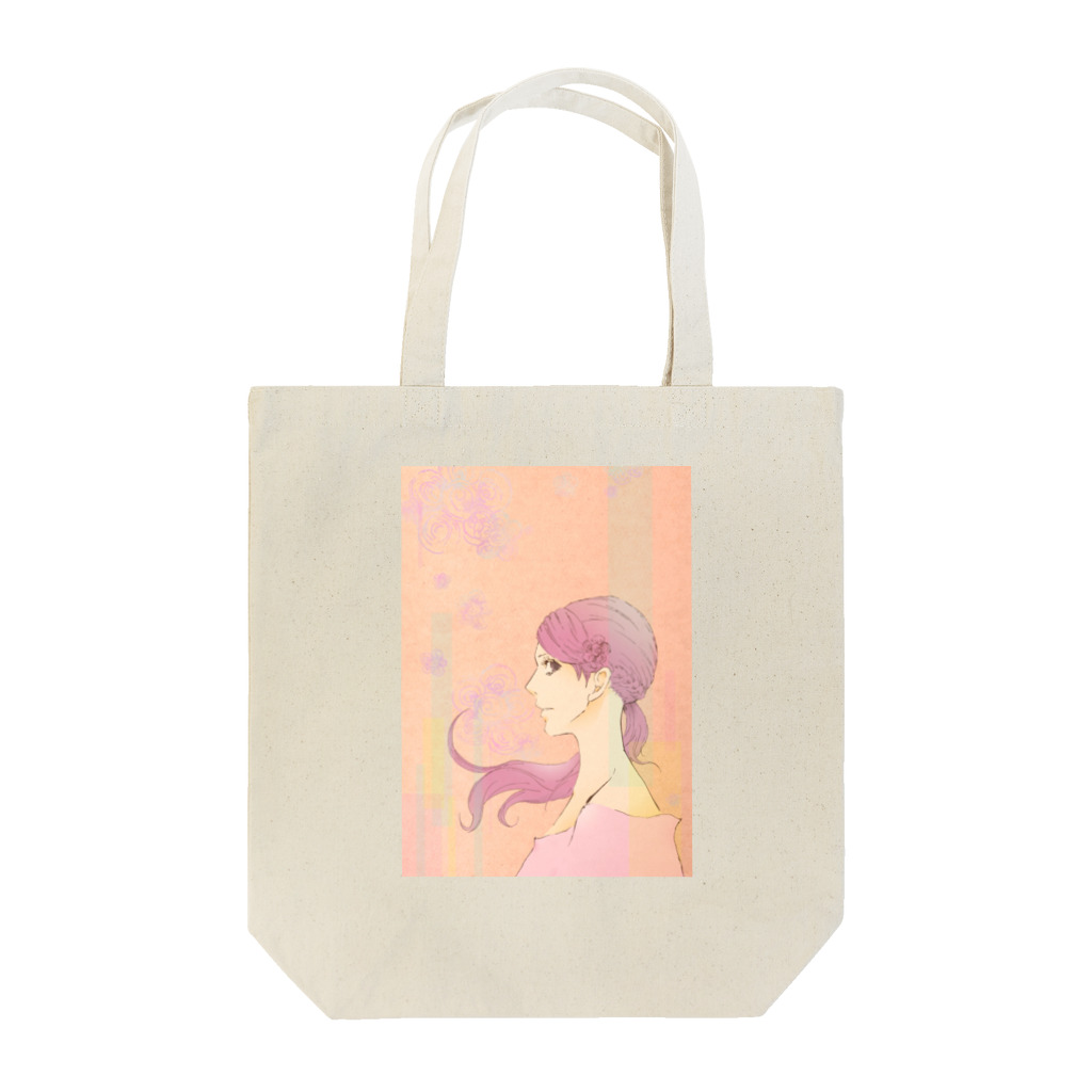 N.S. urelaの花・ピンク・女の子 Tote Bag