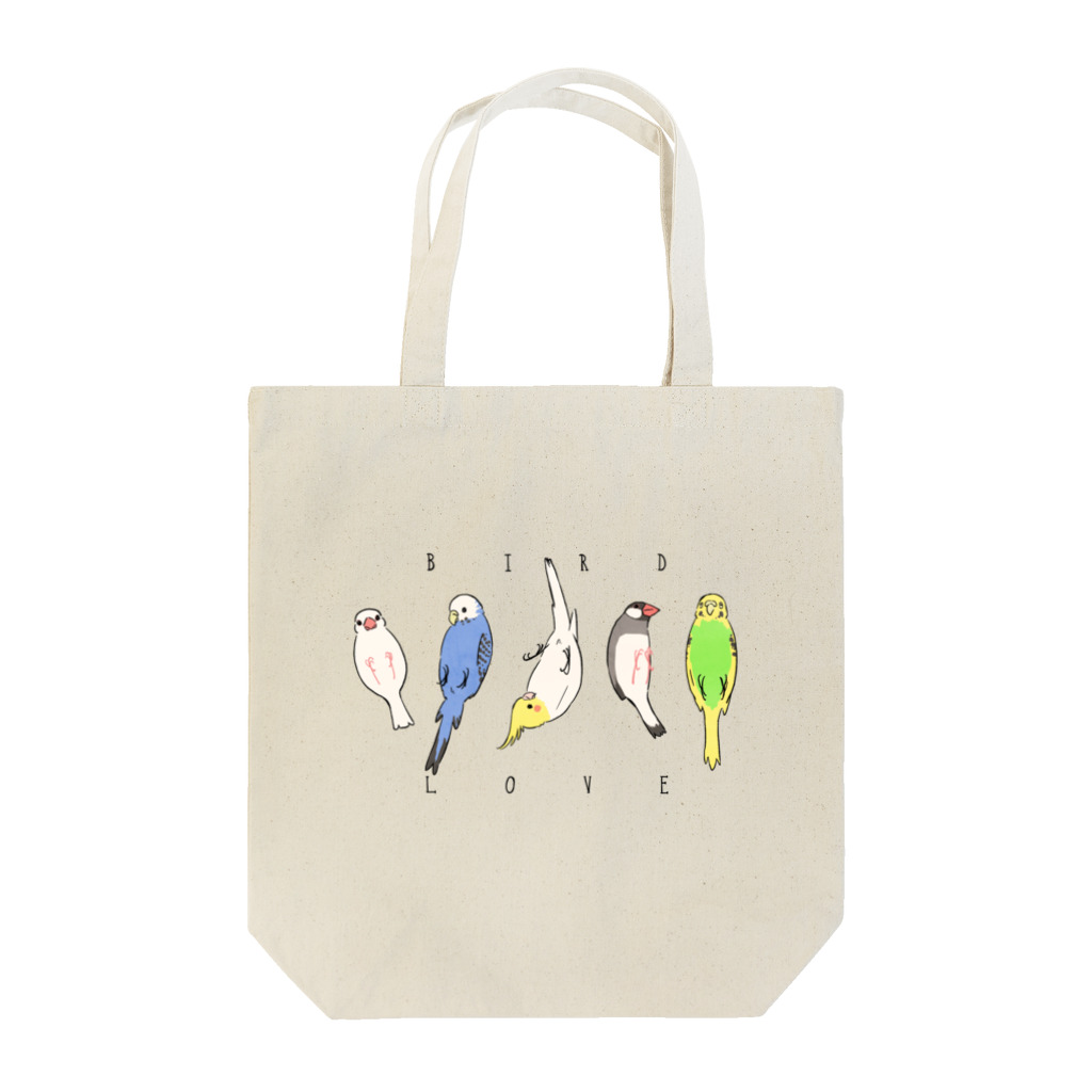 茶原の仰向け鳥 Tote Bag