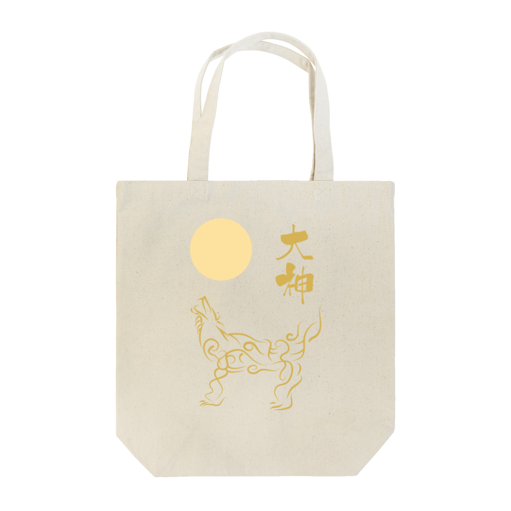 龍音堂の月に吠える狼 Tote Bag