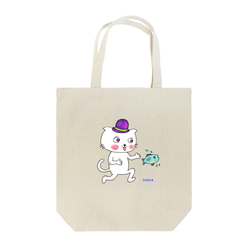 Yume zukin の大好き♥帽子ねこ Tote Bag