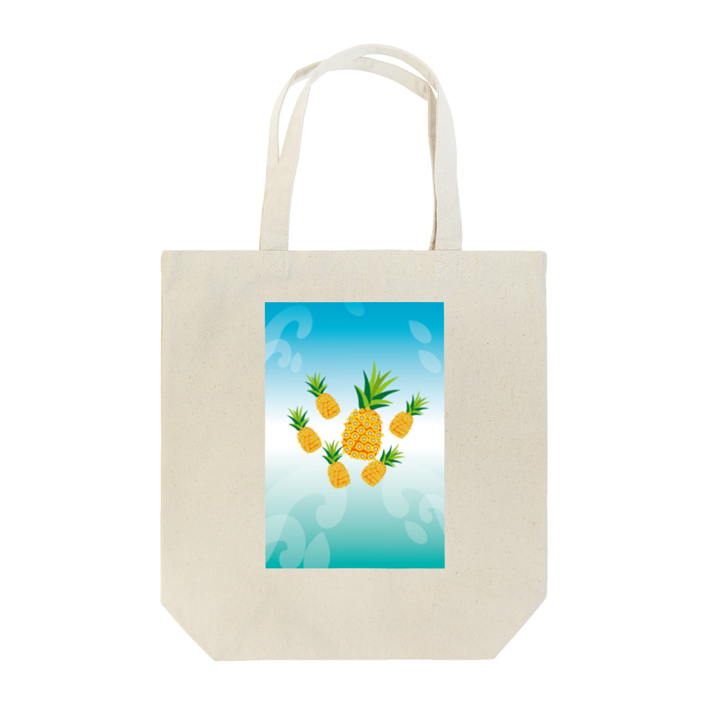 ジルトチッチのデザインボックスのパイナップルが可愛いフルーツのイラスト Tote Bag