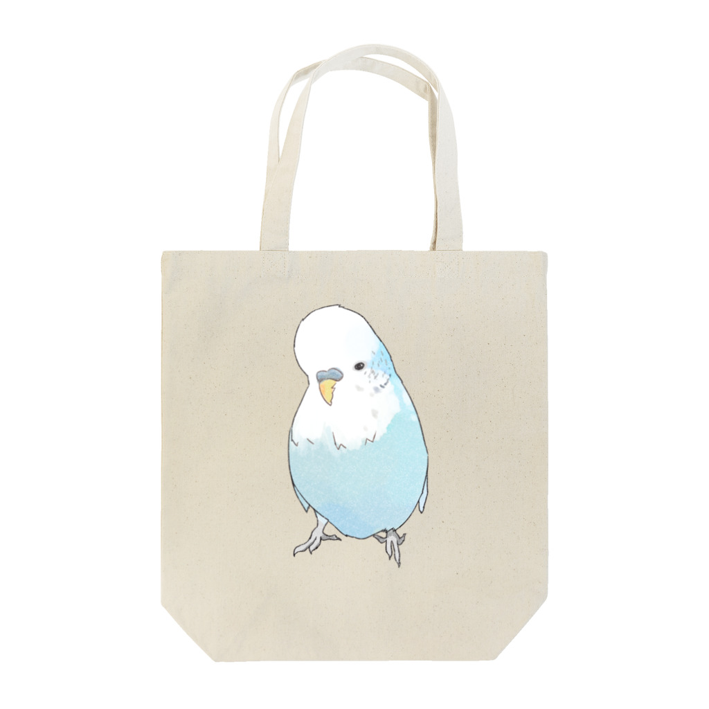 まめるりはことりの可愛いジャンボセキセイインコ【まめるりはことり】 Tote Bag