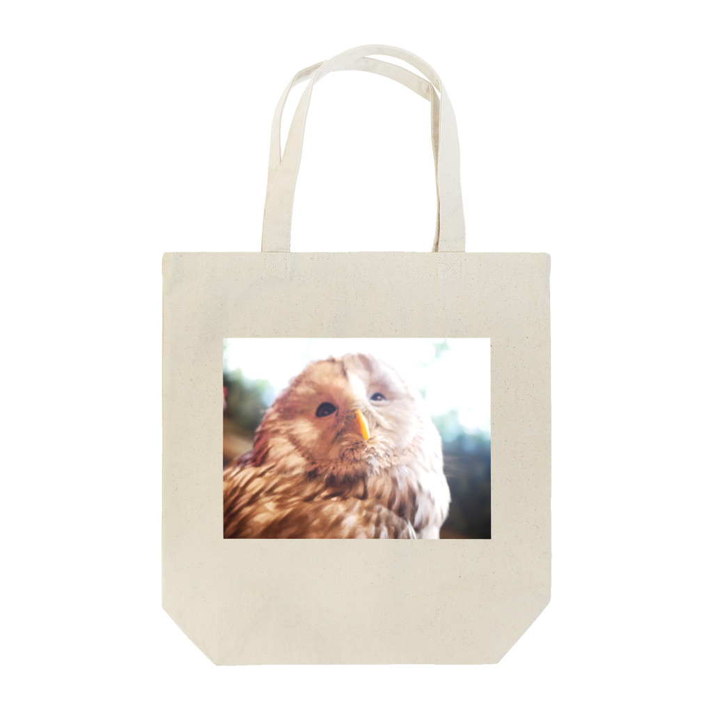 ヤバイふくろう屋さんのあざ笑うフクロウ Tote Bag