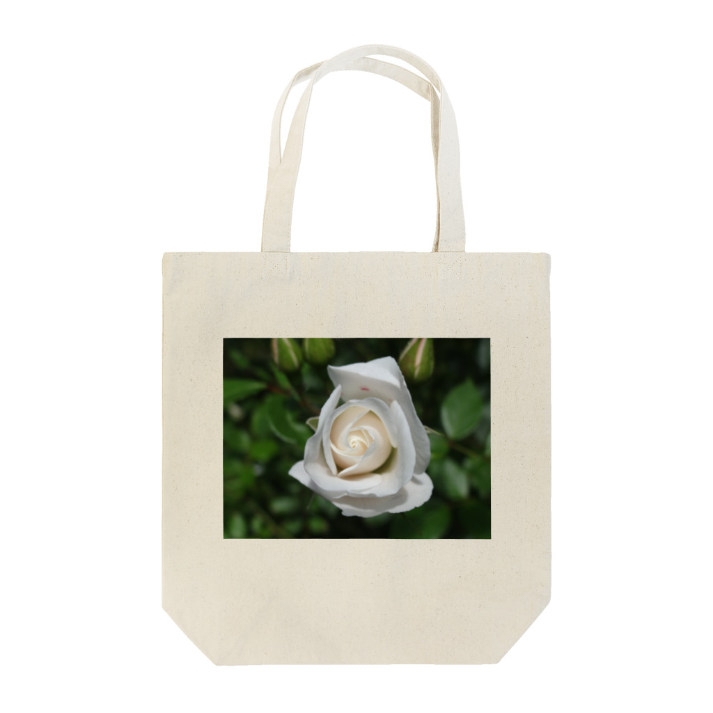有川　弘治の白薔薇 Tote Bag