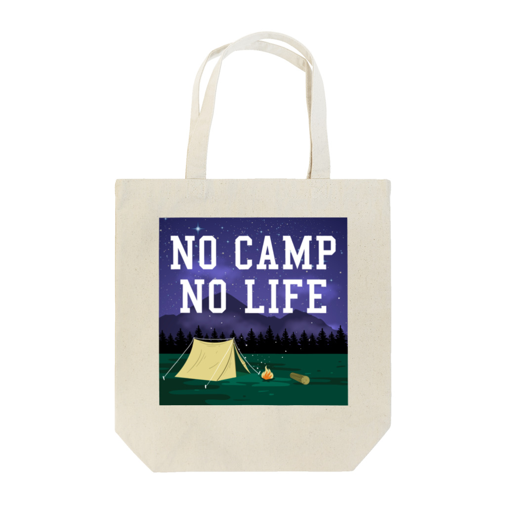 DRIPPEDのNO CAMP NO LIFE-ノーキャンプ ノーライフ- トートバッグ
