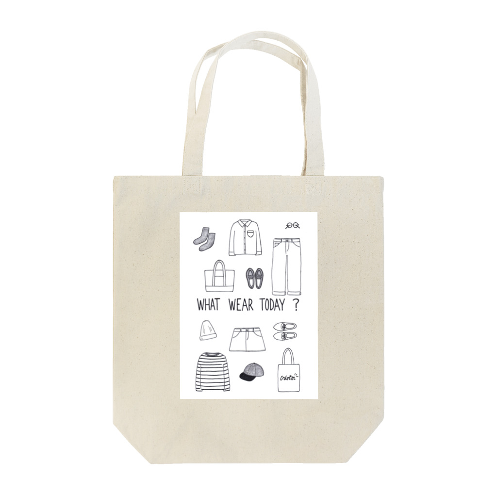 MINA YAMAGIWAのWHAT WEAR TODAY ? Tote Bag