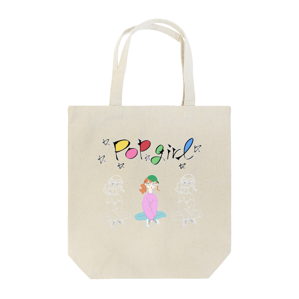 ねこ探知機のポップガール増量版 Tote Bag