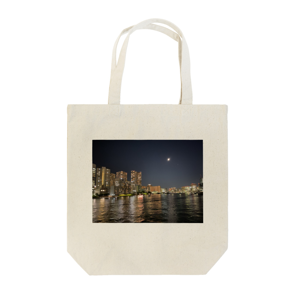 radioyaのTOKYO MOON（東京夜景） Tote Bag