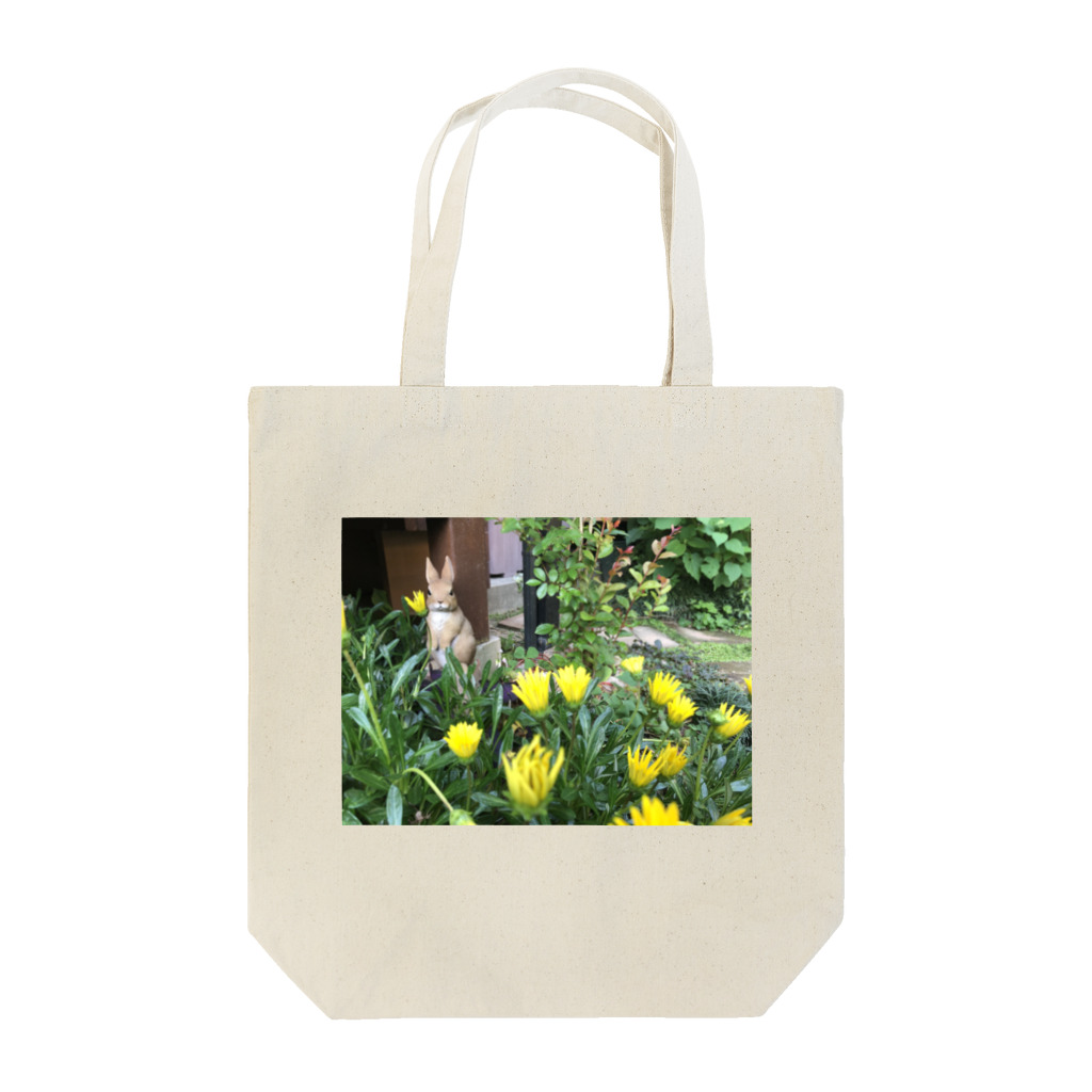 しろた屋の花うさぎ Tote Bag