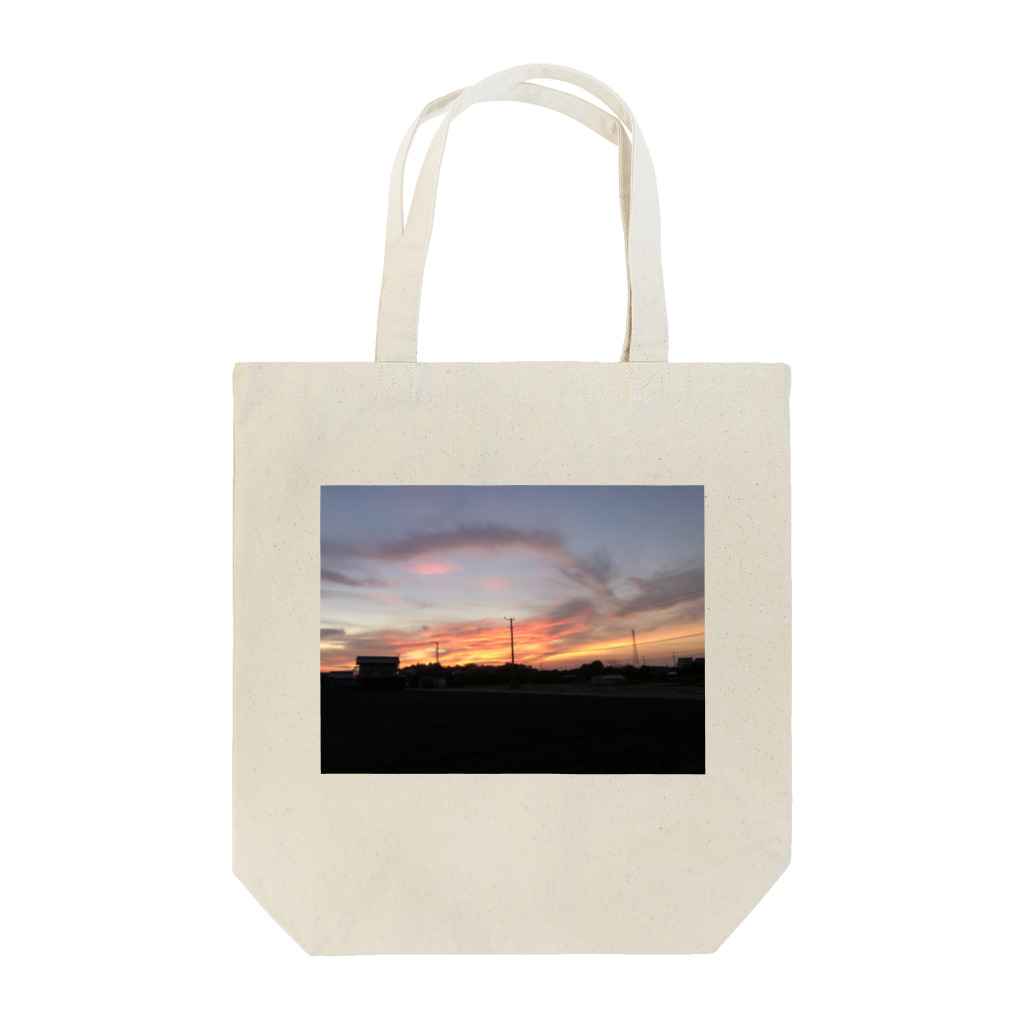 ばにーすぺーの夕焼けぞら Tote Bag