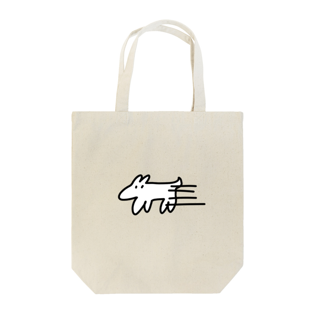 モアイさんの走るイヌ Tote Bag