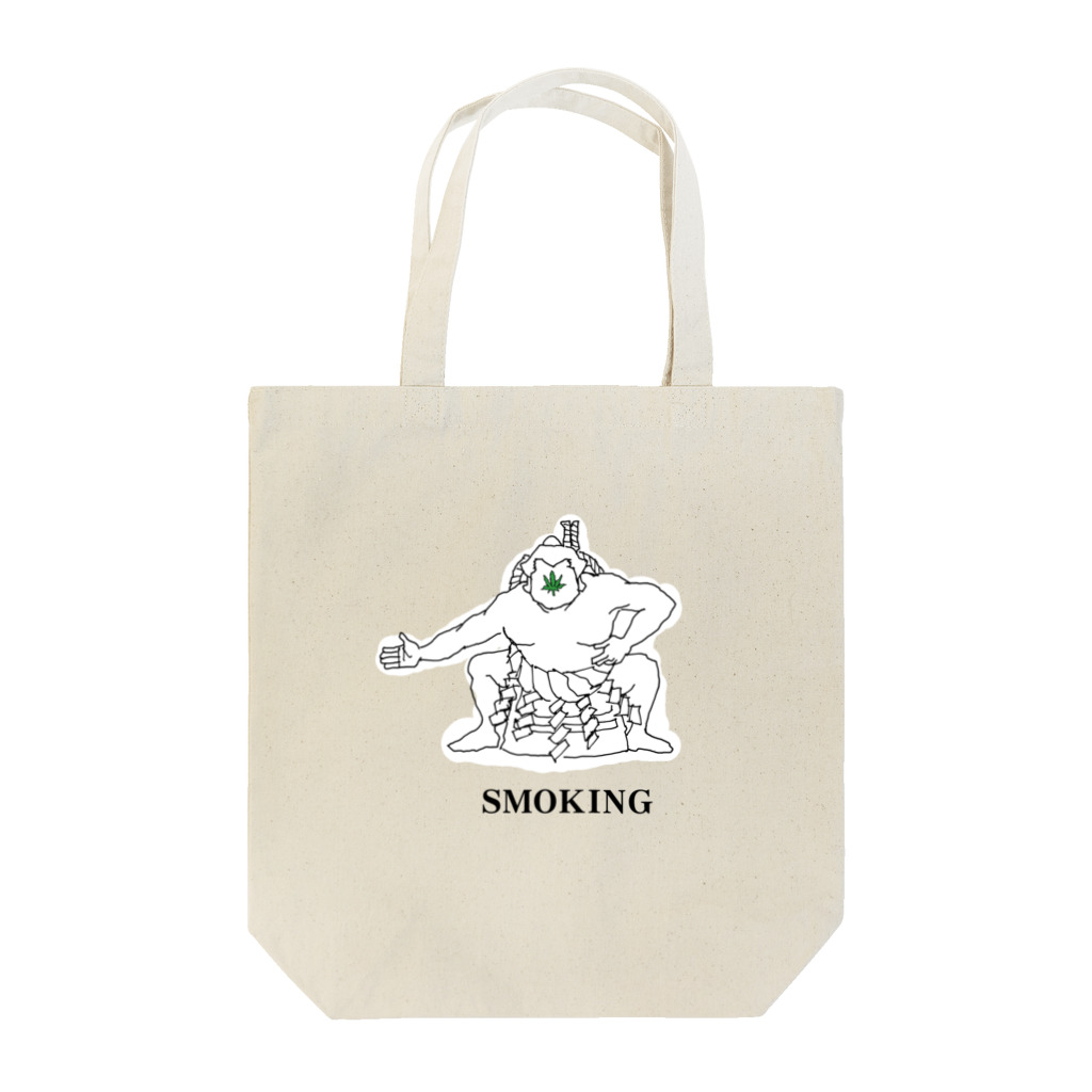 MekmekのSMOKING Tote Bag