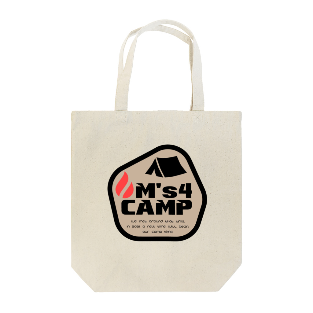 M's4 CAMP official shopのM's4CAMP カーキ トートバッグ