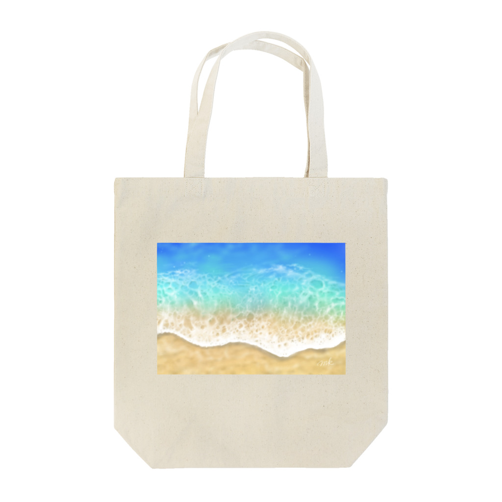 Masami’s artworksのキラキラ水面・ビーチ柄シリーズ2 Tote Bag