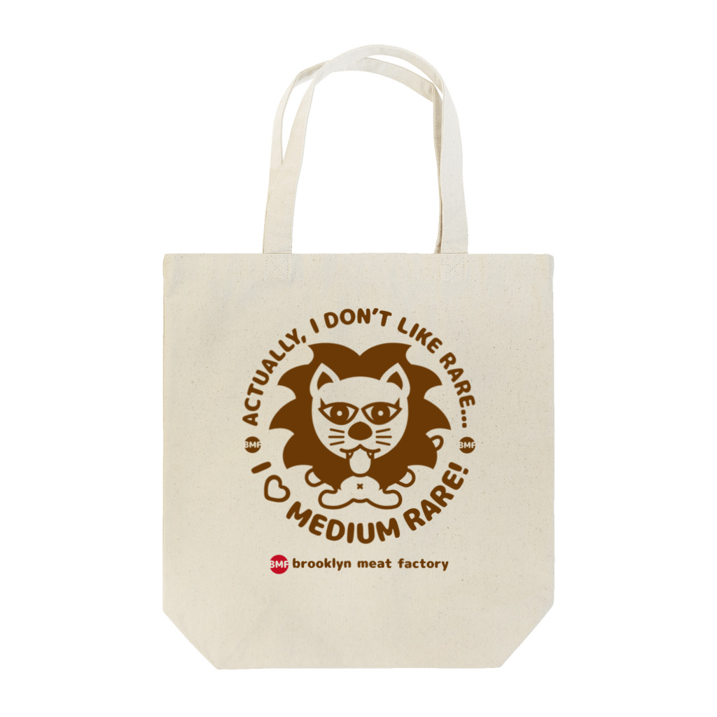 ブルックリンミートファクトリーのアイラブミディアムレア 「ライオンのガブリエル」 Tote Bag