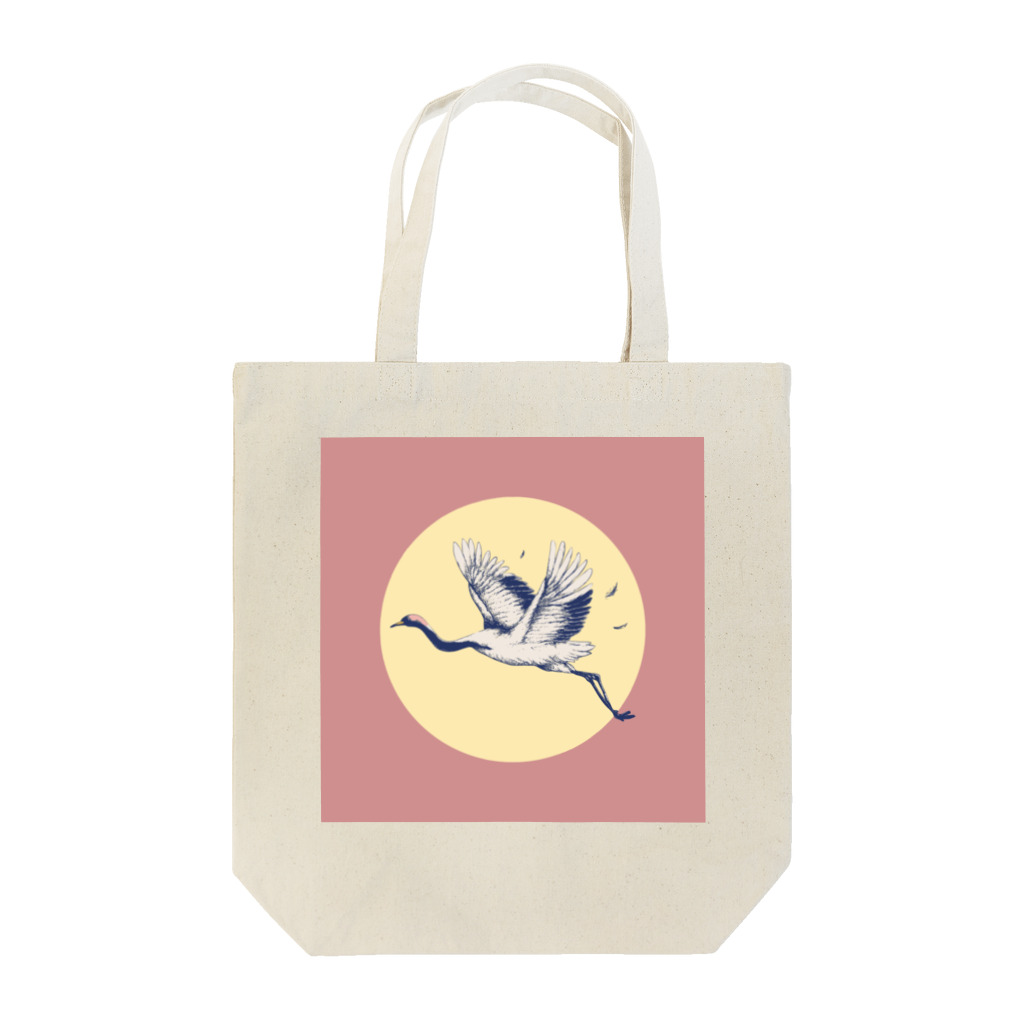 KUSUKUSU-COMPANYの鶴 Tote Bag