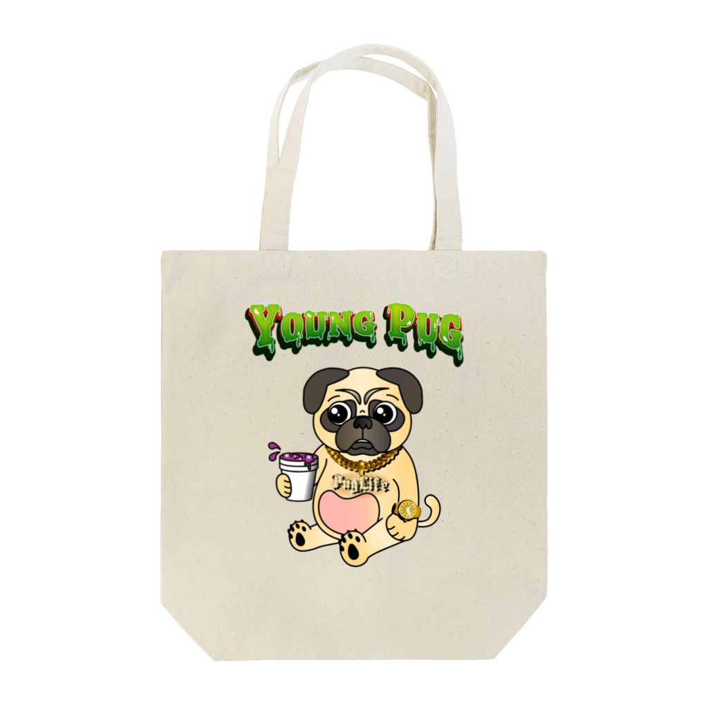 VS worldのYOUNG PUG Tote Bag