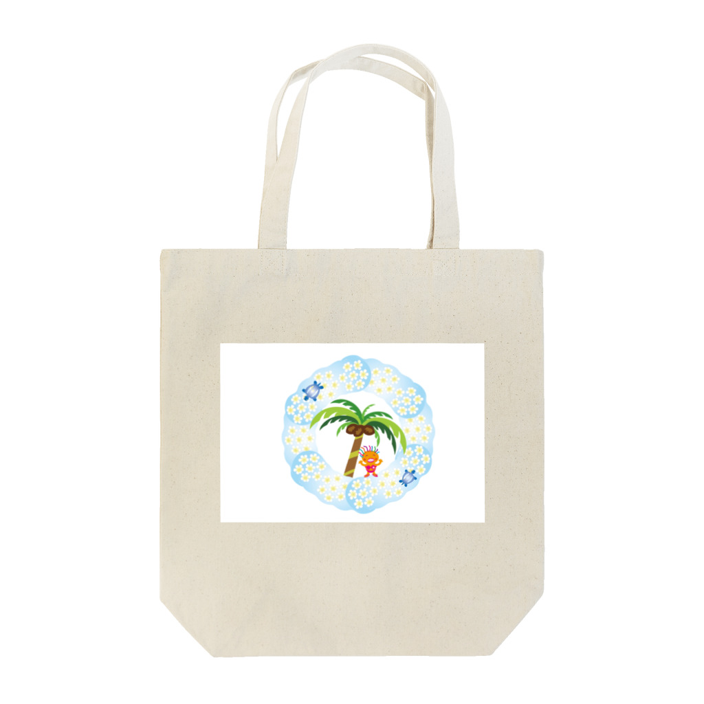 ジルトチッチのデザインボックスのさわやかビーチの花飾りのクレコちゃん Tote Bag