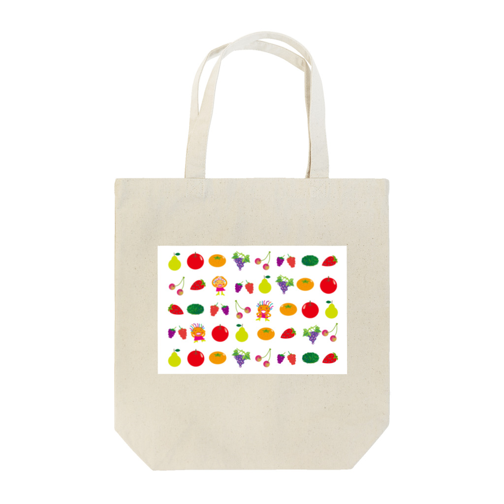 ジルトチッチのデザインボックスのフルーツに隠れたクレコちゃんを探せ！ Tote Bag