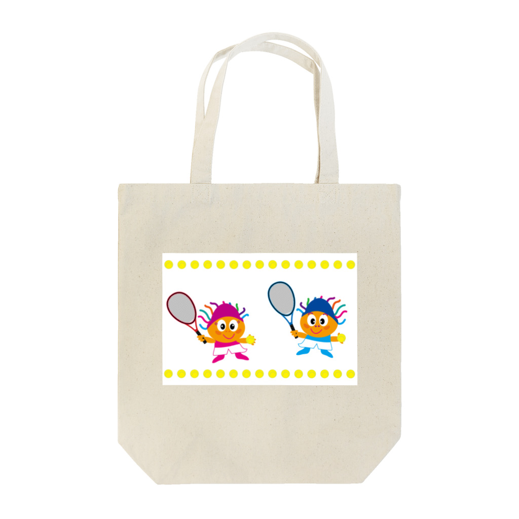 ジルトチッチのデザインボックスのテニス大好きキッズのクレコちゃん Tote Bag