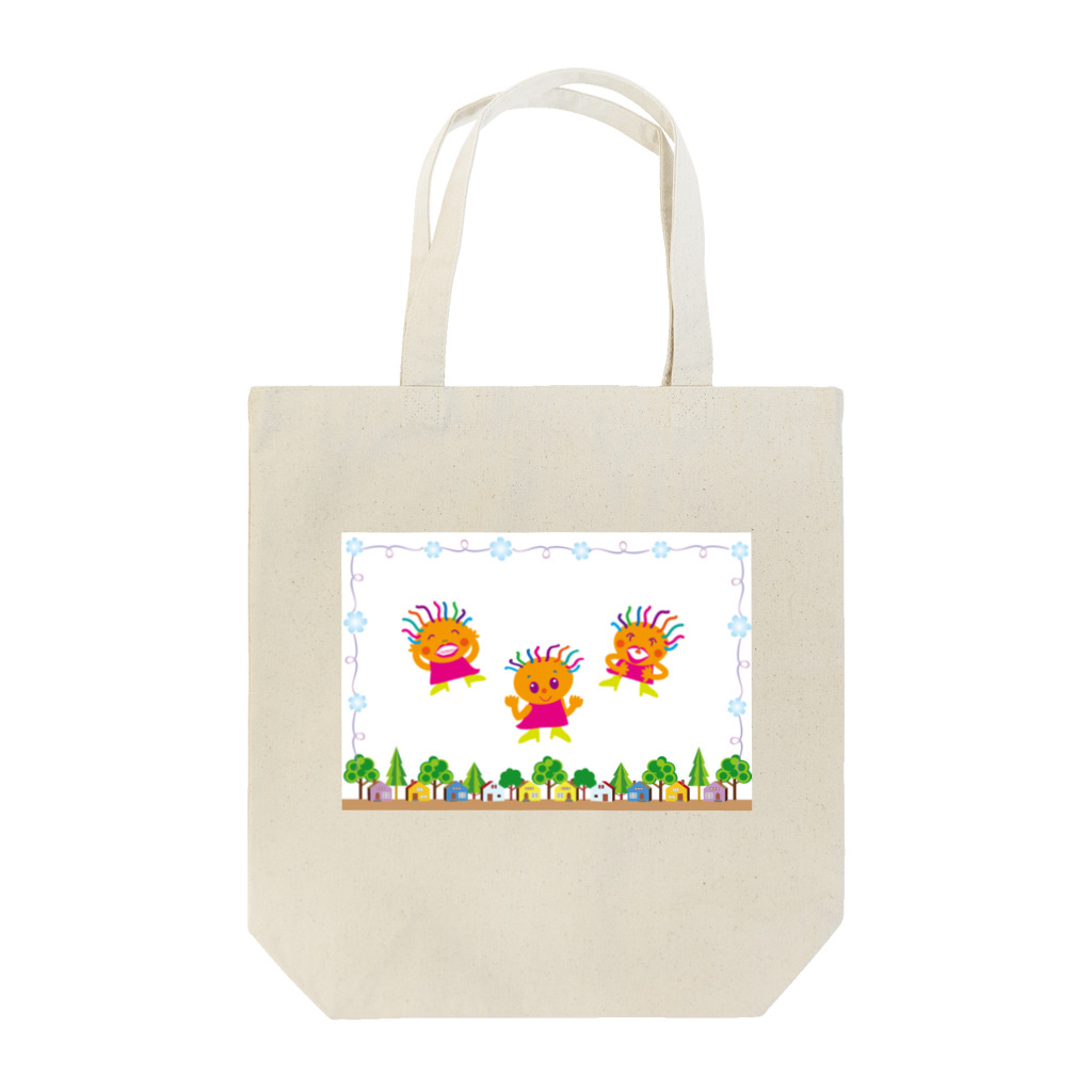 ジルトチッチのデザインボックスのいつも笑顔のクレコちゃん Tote Bag