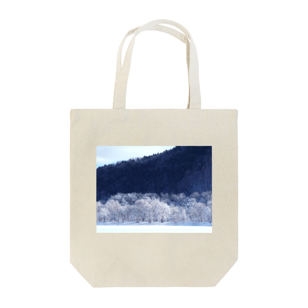 gallery  mihaccoの北海道の雪景色 トートバッグ