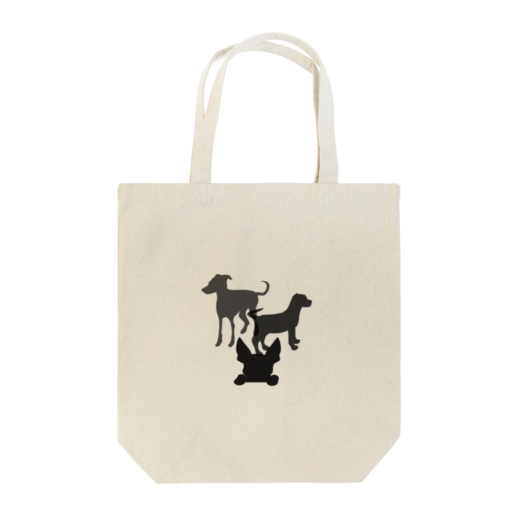 ふうふうたかの犬のシルエット Tote Bag