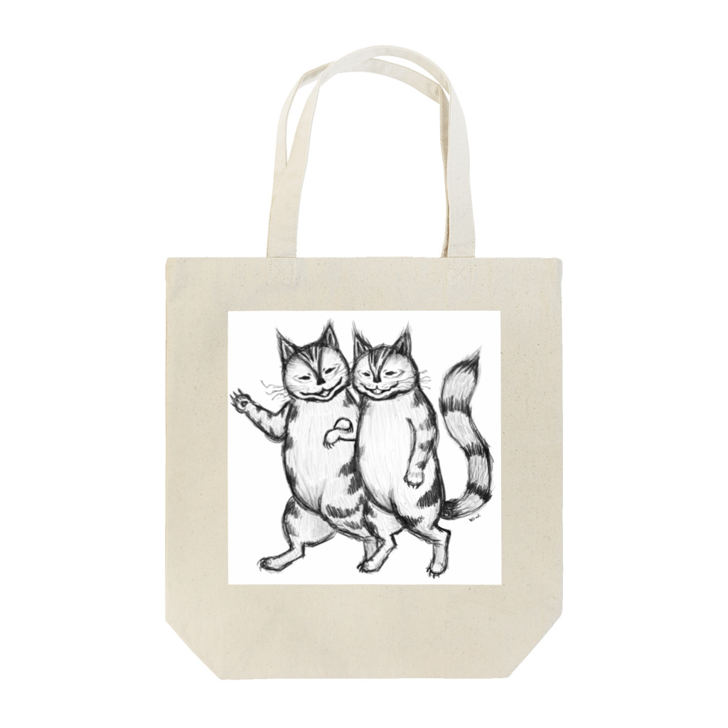 kiwiの仲の良い猫 Tote Bag