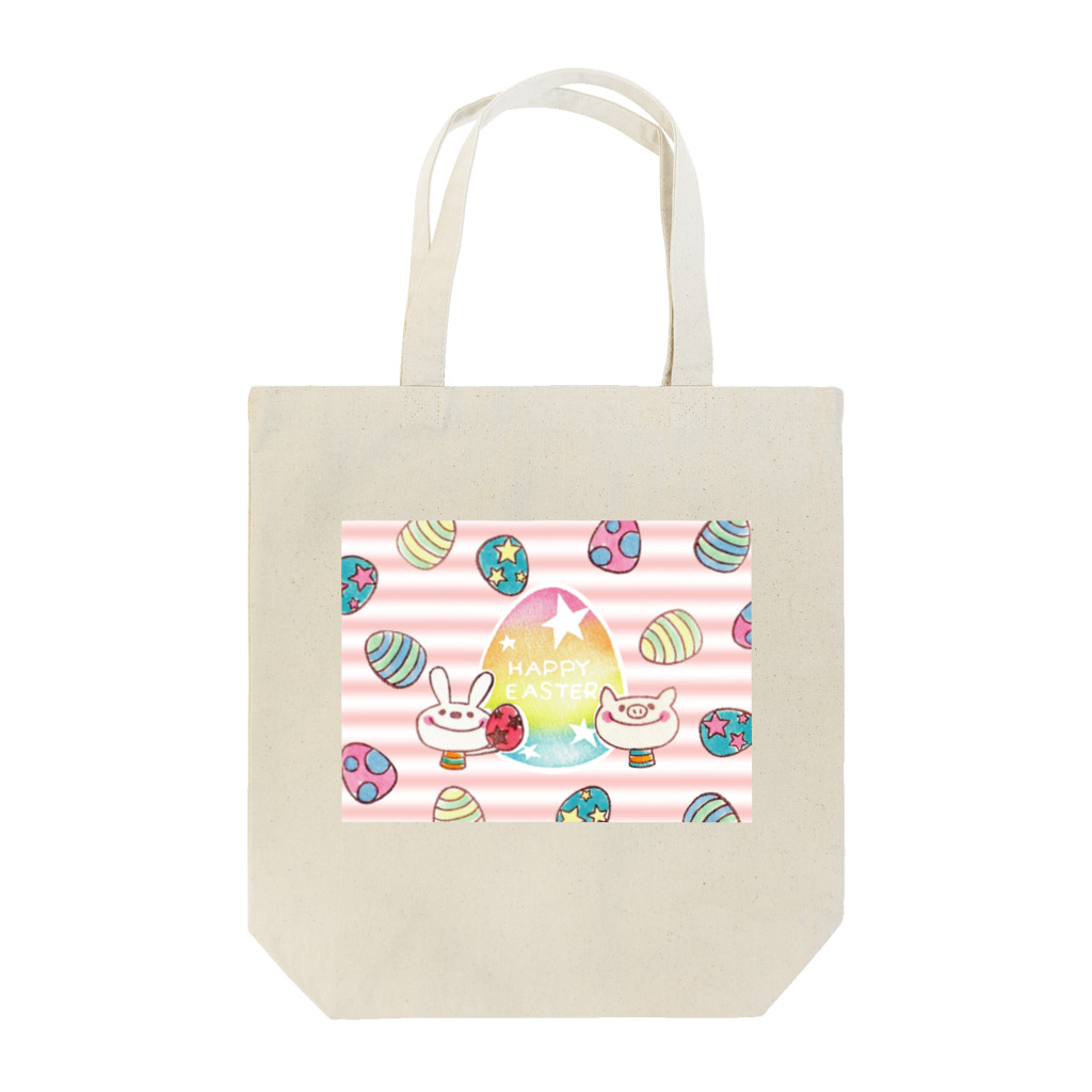 red smileのHAPPY EASTER Tote Bag