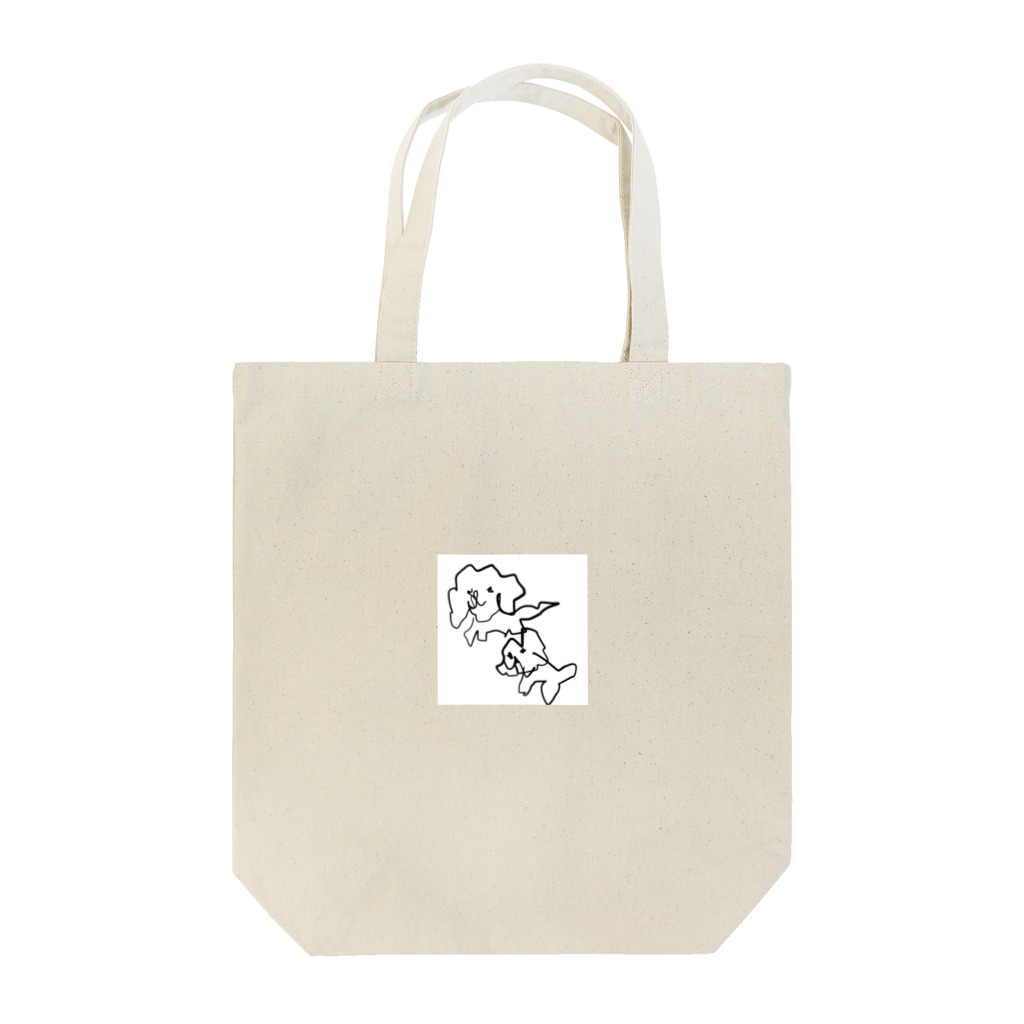 12345kmの俺の犬２匹Tシャツ Tote Bag