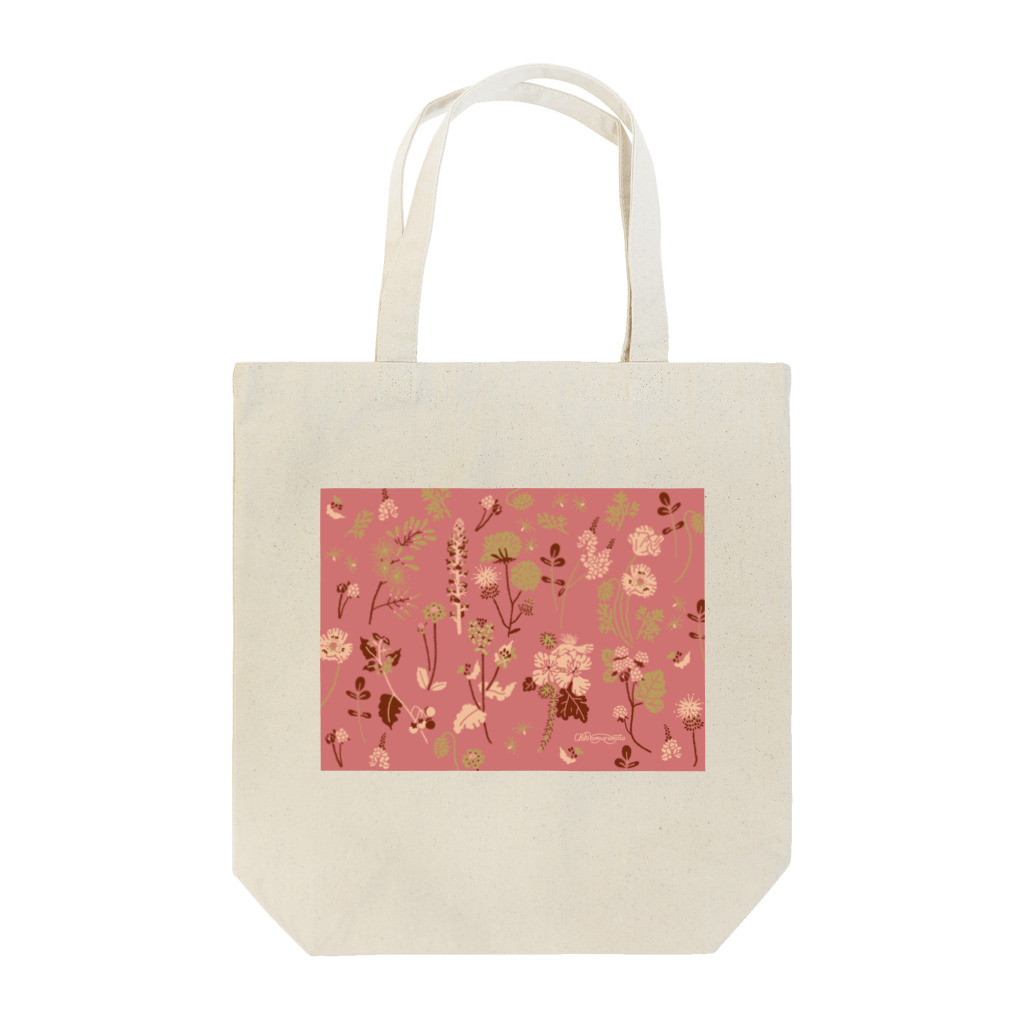 muramotochihiroの野の草花（ピンク） Tote Bag