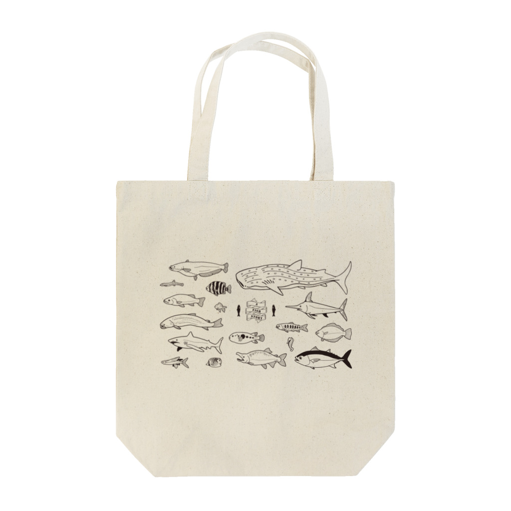 ななめやの魚群 Tote Bag