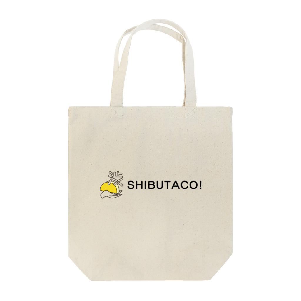 taco_meの＼渋谷でタコス！／ SHIBUTACO! 公式ロゴ（横） トートバッグ