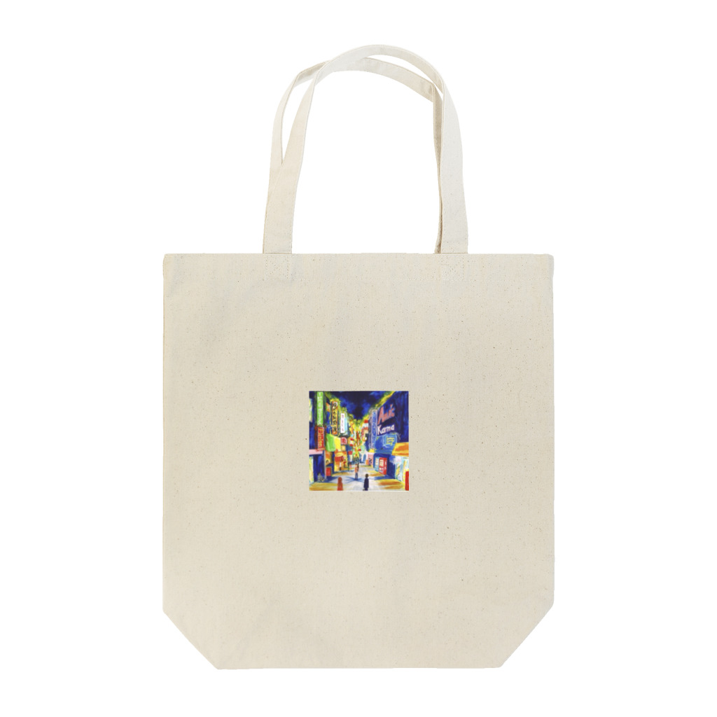 いづものみせの夜の街 Tote Bag