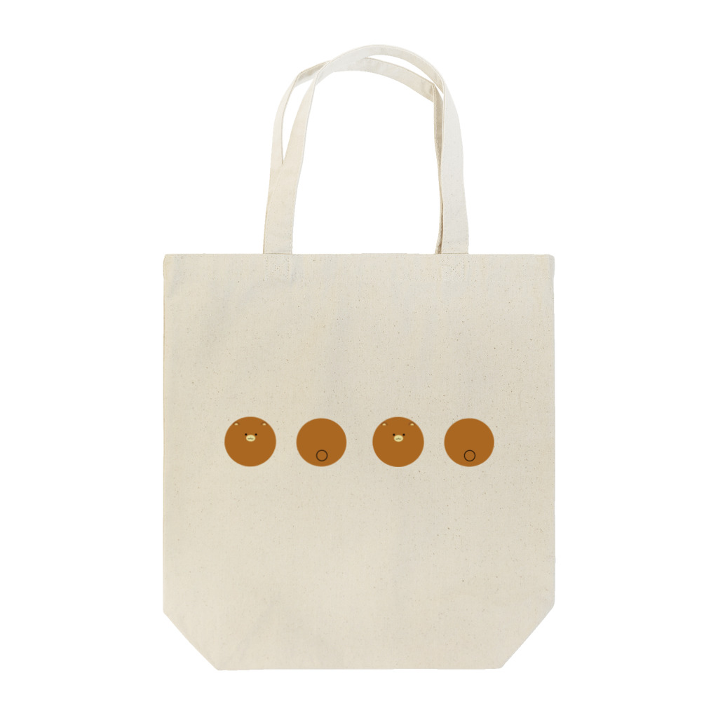 どうぶつやの転がりくまトートバッグ Tote Bag