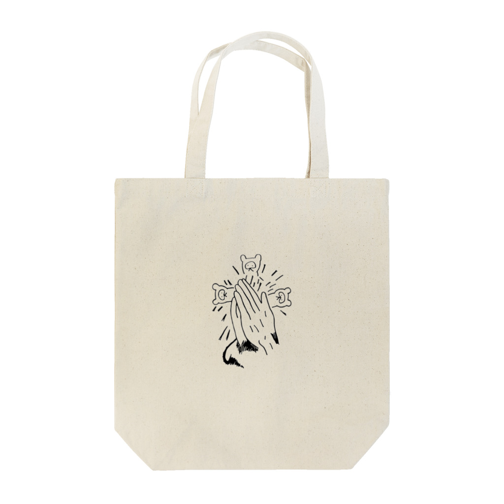 Alternative-Spaceの合掌たぬき Tote Bag