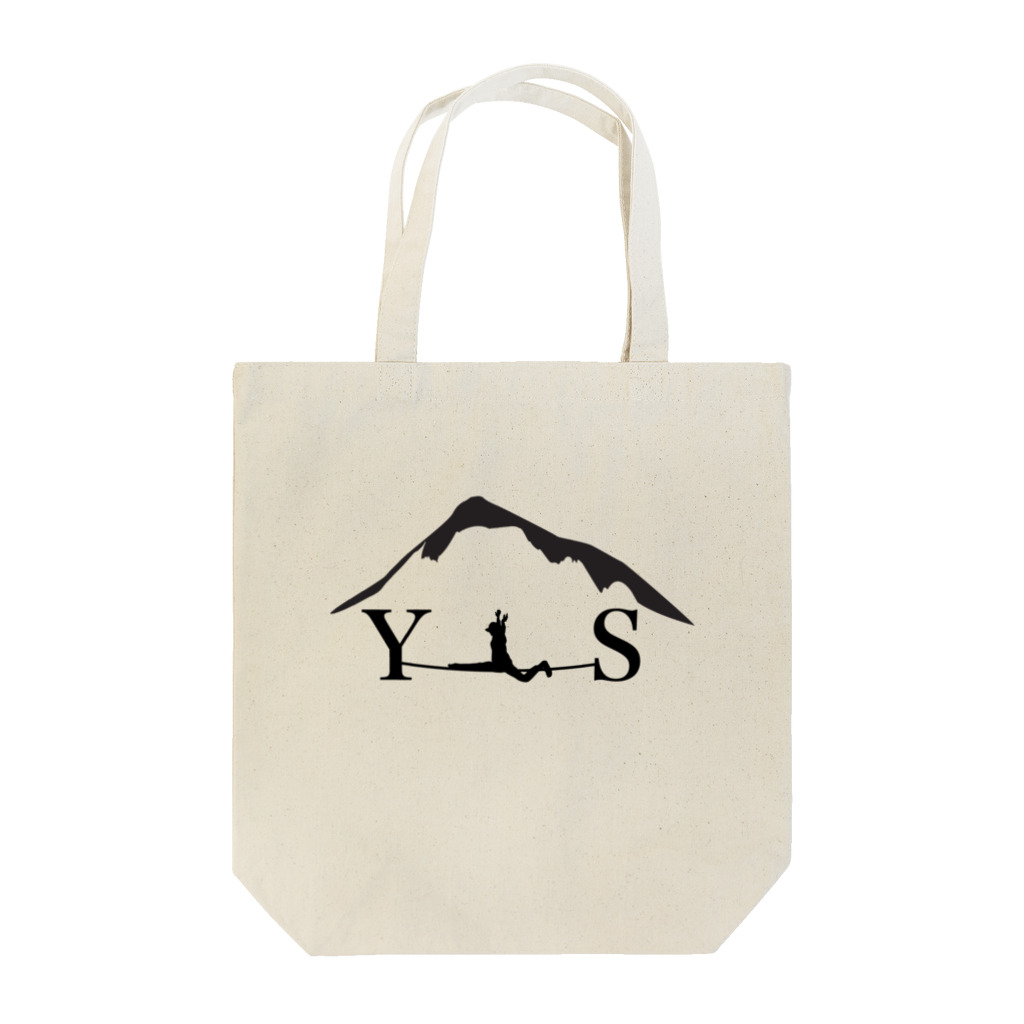 YASHIMA-SLACKLINESのYSスプレッド-ブラック Tote Bag