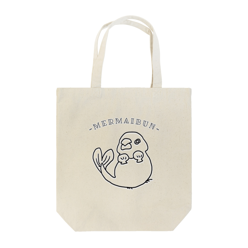 ハルサメ（春雨文鳥定食）のマーメイブン Tote Bag