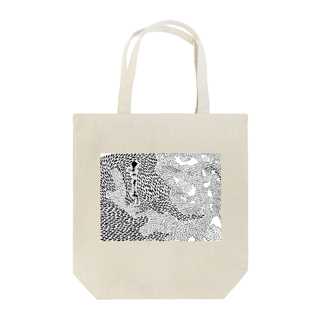 Independent thinkers.のランダムドット墨色ダーク Tote Bag