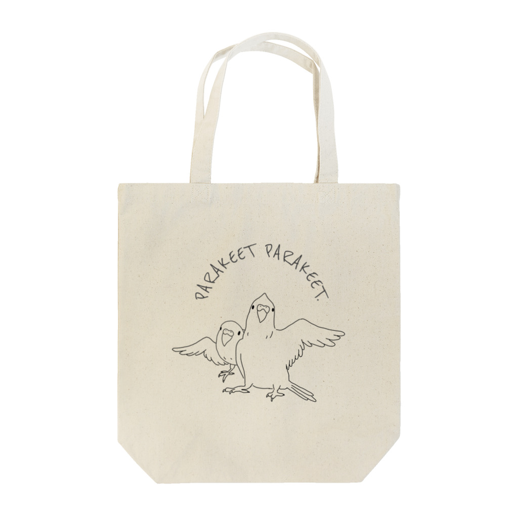 PARAKEET PARAKEETのPARAKEET PARAKEET. Tote Bag