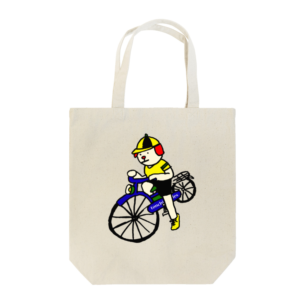 とんちピクルスのウクちゃんと自転車 Tote Bag