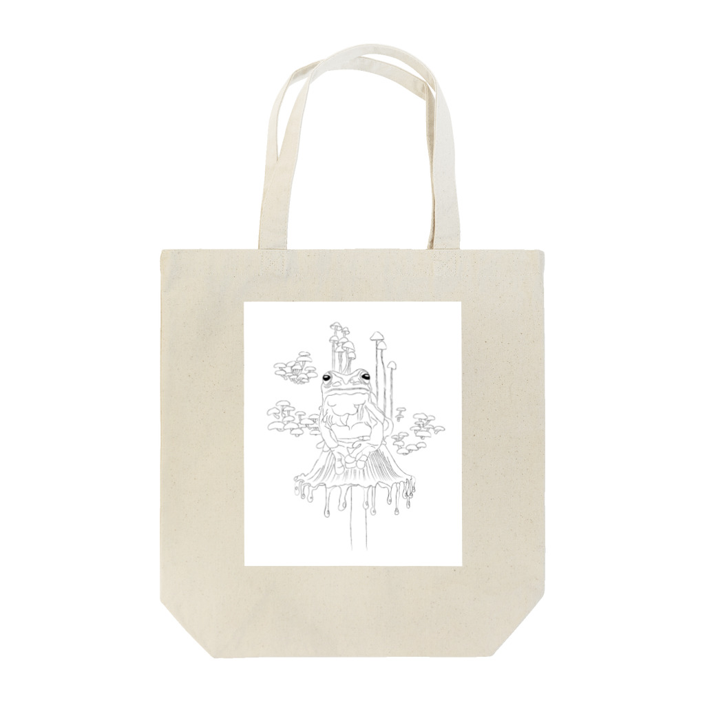 ガガ woriaのキノカエルさんの共生 Tote Bag