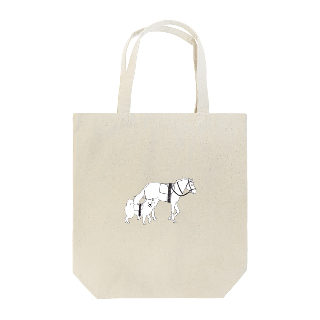 柴犬テツのうまといぬ Tote Bag